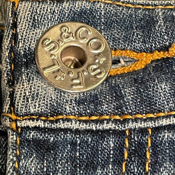 Levi's 518 Women's Size 11M Super Low Bootcut Medium Wash Denim Blue Jeans - Picture 10 of 11